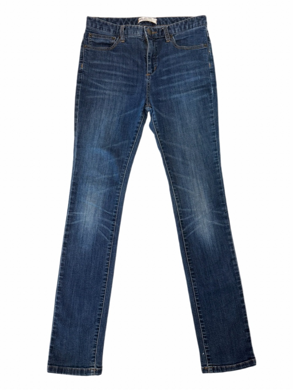 Free People Women's Skinny Jeans in Medium Blue Wash